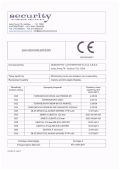 Security-Aluminum πιστοποιητικό Δήλωση επιδόσεων EN 14353  για την παραγωγή σκελετών ανάρτησης Ταφ καθώς και περιμετρικών γωνιών για πλάκες ψευδοροφών