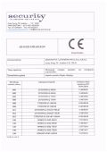 Security-Aluminum πιστοποιητικό EN 14195 για την παραγωγή σκελετών ανάρτησης Ταφ καθως και περιμετρικων γωνιων για πλακες ψευδοροφων σύμφωνα με τις προδιαγραφές του προτύπου ΕΝ 13964 της Ευρωπαϊκής Επιτροπής Προτύπων.